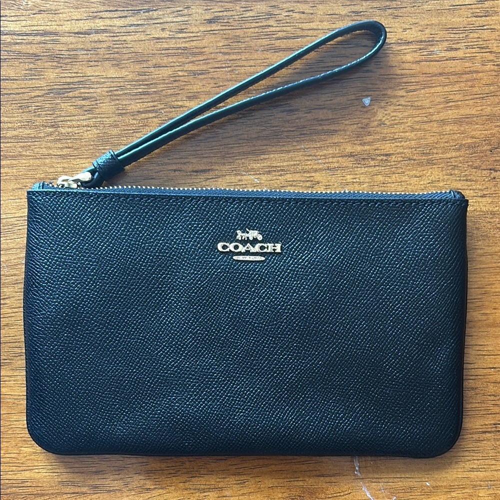 Coach Black Wristlet